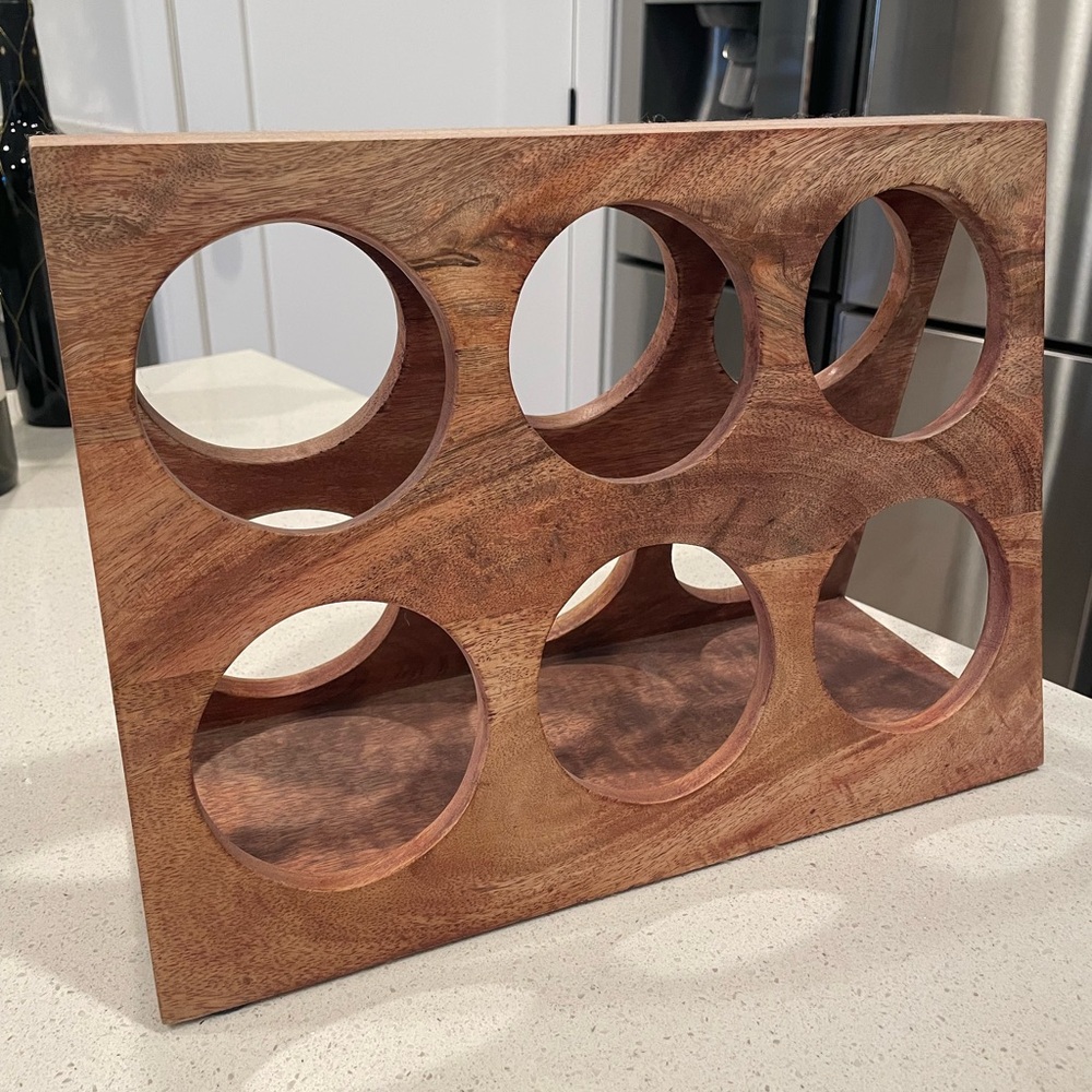 wood wine rack